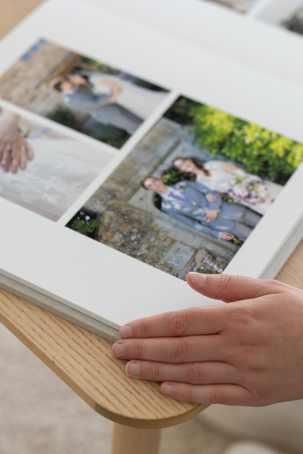 Fine art wedding album